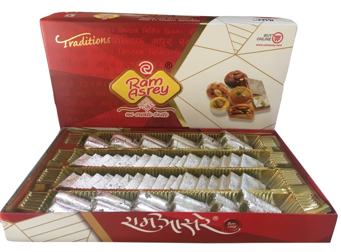 Kaju Barfi and Kaju Pista Barfi
